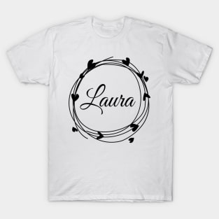 Laura name cute design T-Shirt